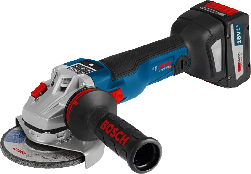 MEULEUSE D'ANGLES BOSCH GWS 18 V-125 SC - 2 BATTERIE 7.0AH, CHARGEUR, COFFRET - 06019G3406