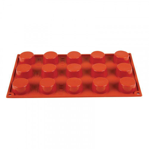 MOULE À 15 PETITS FOURS EN SILICONE ALIMENTAIRE PROFESSIONNEL PAVONI