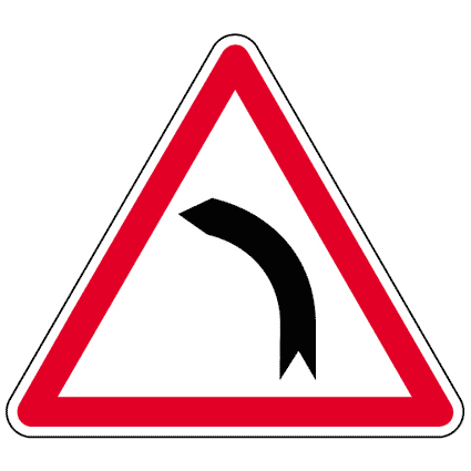 Panneau A1b - Virage à gauche_0
