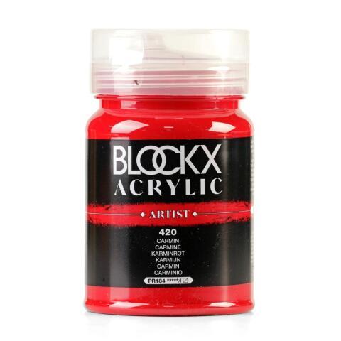 PEINTURE ACRYLIQUE FINE POT 500ML - CARMIN