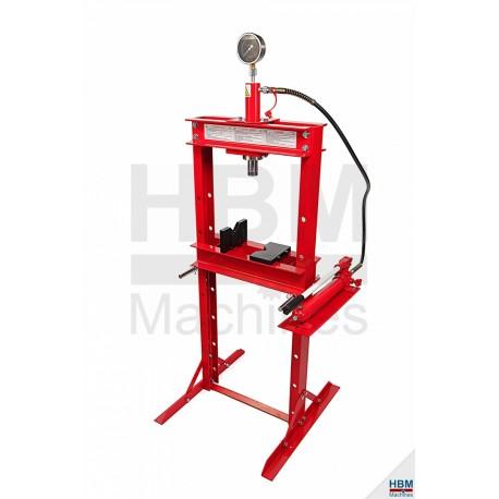 Presse hydraulique 12 T - 1826 - capacité 12 tonnes, course du vérin 180 mm, plage de travail 0 à 900 mm_0