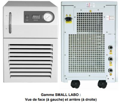 Refroidisseur d'eau pour appareils de laboratoire - Gamme SMALL LABO - Faible niveau sonore et régulation précise_0