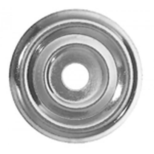 ROSACES PLATES - ACIER ZINGUÉ - 100 PIÈCES - DIAMÈTRE 25 MM FISCHER