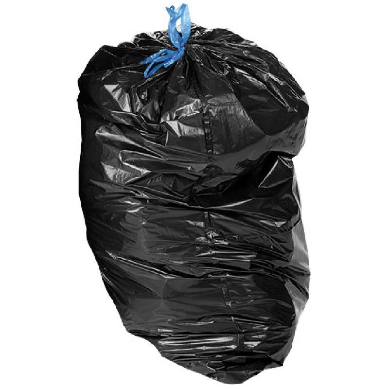 SAC POUBELLE EN PLASTIQUE PE GRIS X 100 FIRPLAST