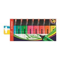 SURLIGNEUR STABILO BOSS COULEURS ASSORTIES - POCHETTE DE 8