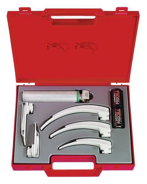 TROUSSE LARYNGOSCOPE D'URGENCE HEINE AVEC LAMES XP