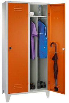 Vestiaire Parma - industrie salissante, 1 à 3 colonnes monobloc avec options_0