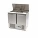 09400410 - Saladette à poser Maxima Kitchen Equipment - dimensions intérieures W830 x H500 x D595 mm - 257L - acier inoxydable - contrôle numérique DIXELL_0