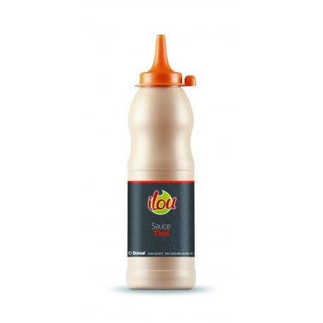 700104 - Sauce Thaï sucrée Ilou - Squeeze 500ml - Texture nappante et saveur soja, orange, sésame_0