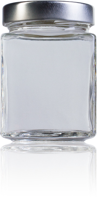 Bocal en verre Evolution Quad 314 ml - Forme rectangulaire - TO 66 Deep_0
