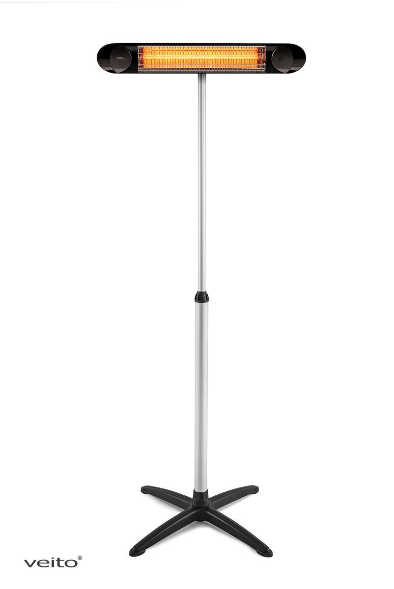 Radiant infrarouge Veito Blade Optima - chauffage terrasse avec ou sans pied_0