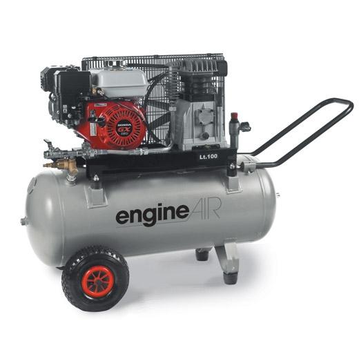 Compresseur d'air thermique moteur honda essence 4,8 cv cuve de 200 litres ABAC - 11581102_0