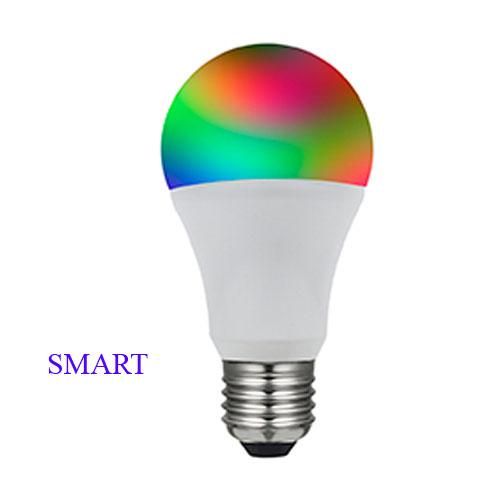 E27 ampoule led standard a60 led 9w 2700 à 6500k + rgb 230v smart laes_0