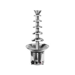 Fontaine à chocolat inox avec 6 étages - 84 cm | Qdm - SBCH6 - SBCH6_0