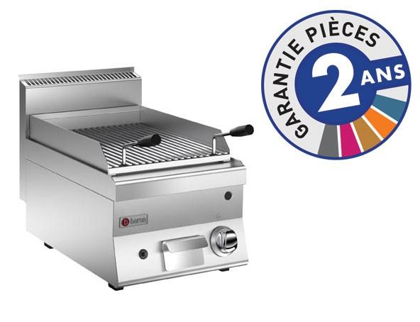 Grillade pierres de lave à gaz - grille 18 dm² réglable en hauteur - Gamme 650 - Baron 60GLG400_0
