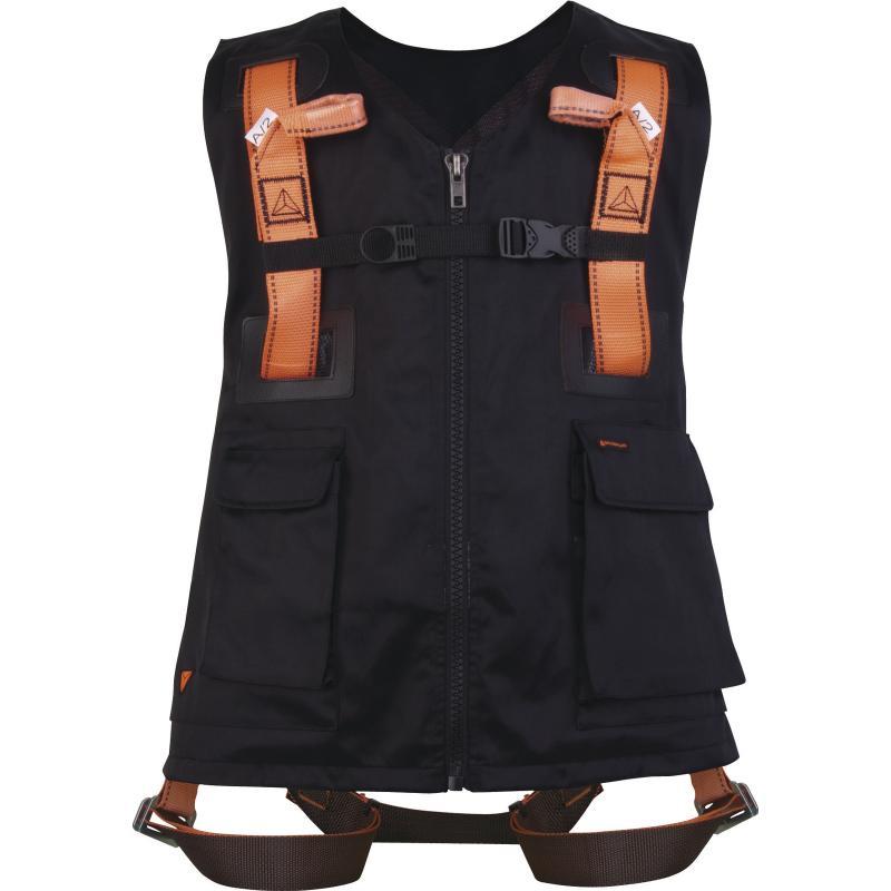 Harnais gilet - 2 points d'accrochage dorsal et sternal - Réf. HAR12GILNO_0