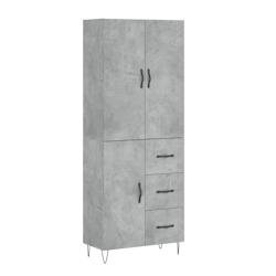 Helloshop26 - Buffet bahut commode armoire meuble de rangement organisateur cuisine salle de séjour salon haut 69,5 x 34 x 180 cm 02_0034643 - 300021_0