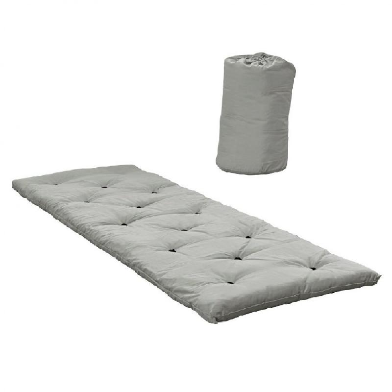 LIT FUTON STANDARD BED IN A BAG COULEUR GRIS_0