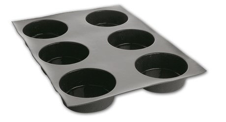 MOULE FLEXIPAN® 60 X 40 CM - 24 MINI BRIOCHES LISSES 7.9 CM