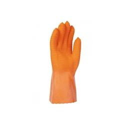 Gant protection Chimique Anti Chaleur SINGER Taille 9 Orange Coton interlock 30cm coupé Cousu paume crêpée - orange 3701107702954_0