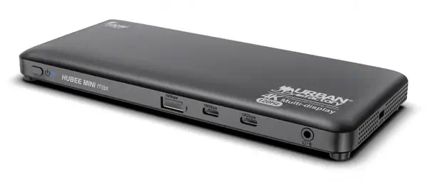 Urban Factory TCD49UF hub & concentrateur USB Type-C 10000 Mbit/s Noir_0