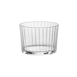 Verre bodega à côtes 21,5 cl x6 -  Transparent Rond Cristallin Bormioli Luigi 8.1x8.1 cm - transparent 8004360096163_0