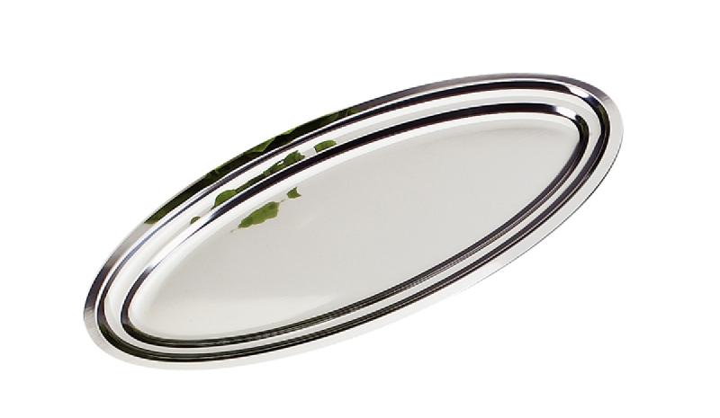 PLAT À POISSON OVALE INOX 60 CM PLATERIE INOX AMEFA