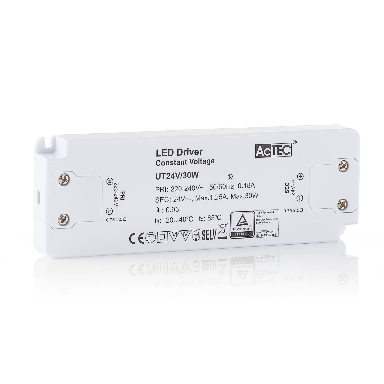ACTEC SLIM DRIVER LED CV 24V, 30W