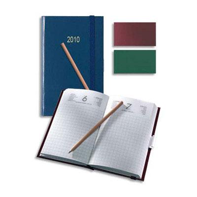 AGENDA DE CHANTIER JOURNALIER - 1 JOUR PAR PAGE - 9 X 15 CM - COLORIS ASSORTIS