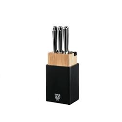 Bjorn Bloc couteaux de cuisine JONA PORVOO - 8 pièces - noir 3701488307854_0