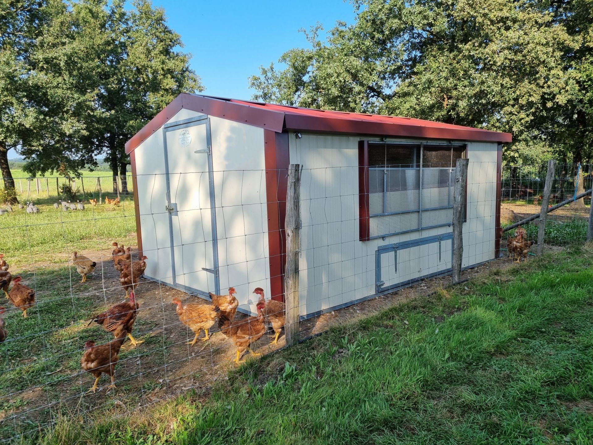 Cabane déplaçable pour volaille