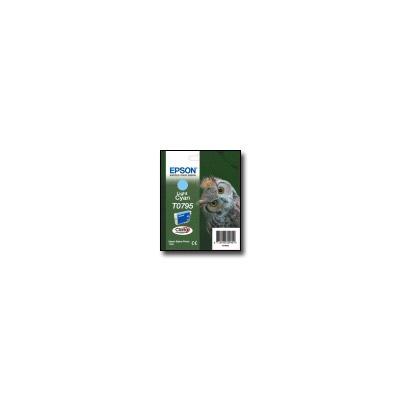 EPSON T0795 - CARTOUCHE D'IMPRESSION - 1 X CYAN CLAIR - 540 PAGES - BOÎTIER RIGIDE - POUR STYLUS PHOTO 1400, 1500W, PX830FWD