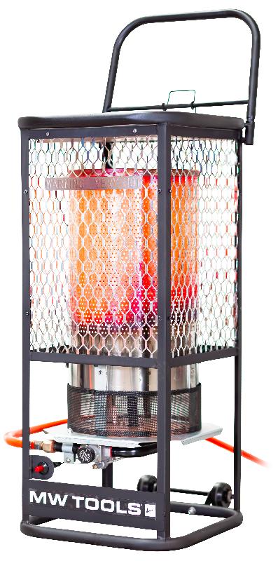 Chauffage au gaz radiant infrarouge rayonnant 360° 36kW mobile MW Tools WG120I_0