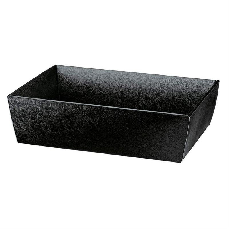 Corbeille carton noir 40x30x12cm - par 30_0