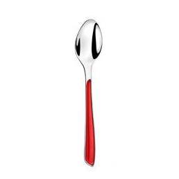 CUILLÈRE À CAFÉ ROUGE EN INOX 18/0 2MM - LOT DE 6  - AMEFA - ECLAT ROUGE