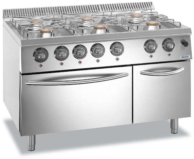 Cuisinière à gaz Dexion Lux 980 - 80/90 - appareil de table - 40 kW