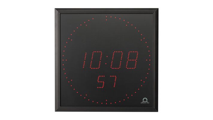 Horloges numériques série DA - Mobatime - LED haute luminance 57 mm - Distance lecture 25 à 30 m_0