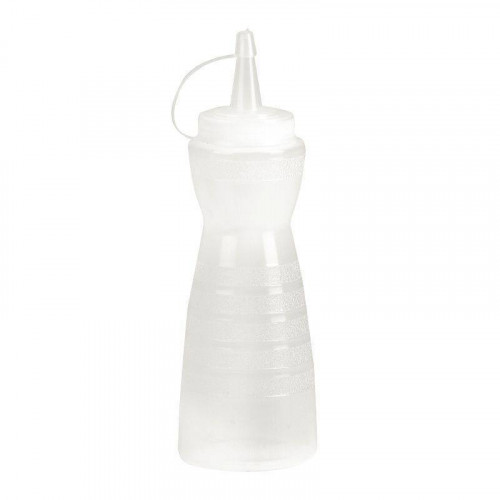 DISTRIBUTEUR DE SAUCE TRANSPARENT FLEXIBLE PROFESSIONNEL 340 ML VOGUE