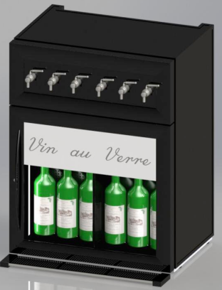 Distributeur de vins au verre - Service et conservation jusqu’à 21 jours - Fabrication française_0