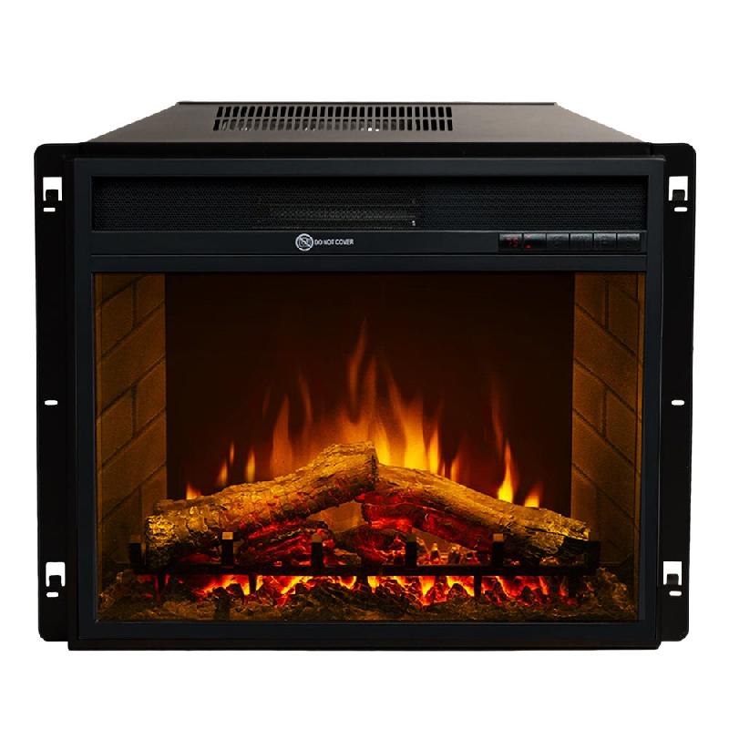 Divina Fire Insert De Cheminée Électrique Encastrable Oregon L58Xp17Xh52 - blanc 8056157805168_0