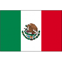 DRAPEAU MEXIQUE : DIMENSIONS - 60 X 90 CM