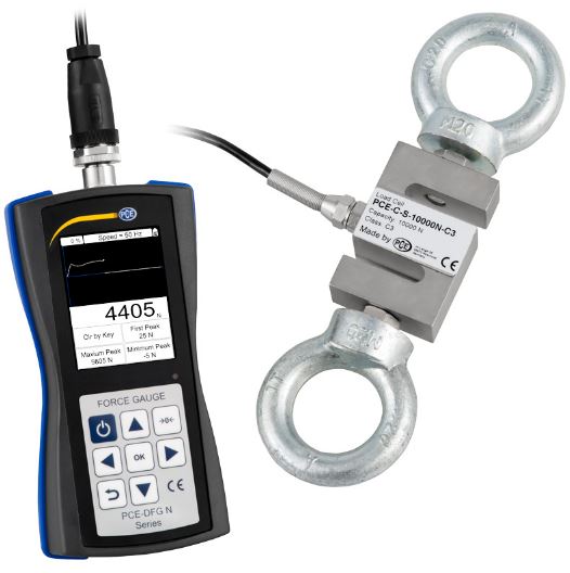 Dynamomètre 10KN - PCE-DFG N 10K - Pce instruments - Mesure traction et compression avec haute résolution_0