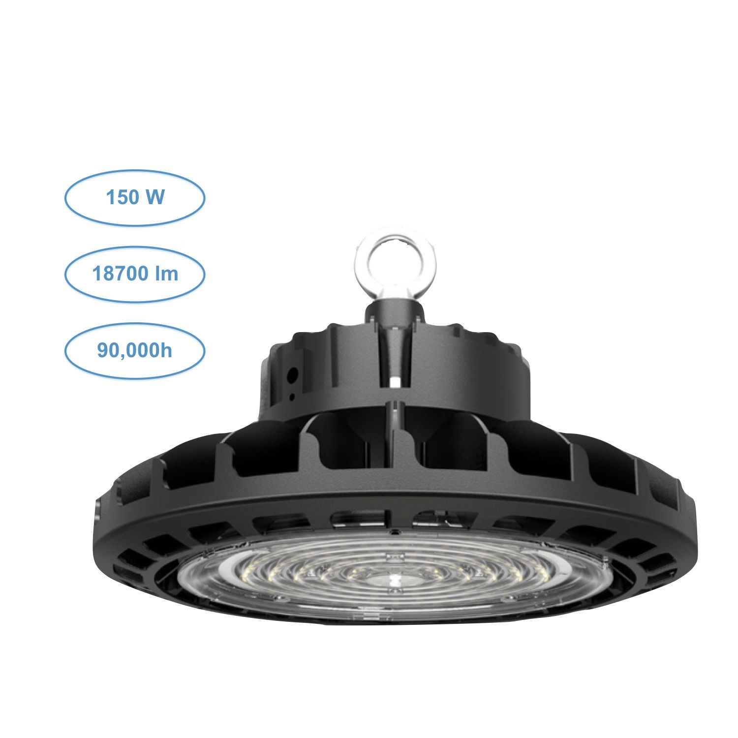 Eclairage grande hauteur 150w 18700lm ip65 90,000h_0