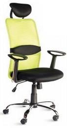 Fauteuil ergonomique en maille avec appui-tête Colorado - basculement centré et soutien lombaire amovible_0