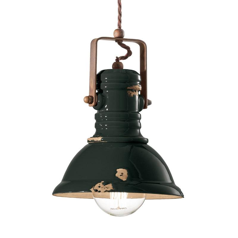 FERROLUCE SUSPENSION C1691 AU DESIGN INDUSTRIEL NOIR