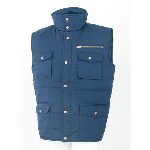 GILET DE TRAVAIL MATELASSÉ MULTIPOCHES EN MARINE DE TAILLE L - SINGER SAFETY
