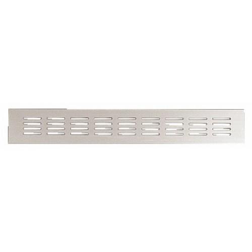 GRILLE D'AÉRATION ALUMINIUM 80X400-LAQUÉ BRUN RENSON