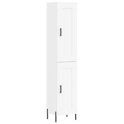 Helloshop26 - Buffet bahut commode armoire meuble de rangement organisateur cuisine salle de séjour salon haut 34,5 x 34 x 180 cm 02_0032265 - 300021_0