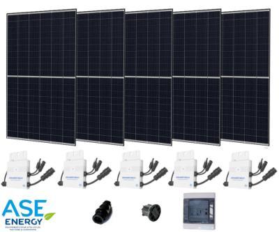 Kit solaire autoconsommation 1700W - Évolutif avec panneaux monocristallins et micro-onduleurs_0