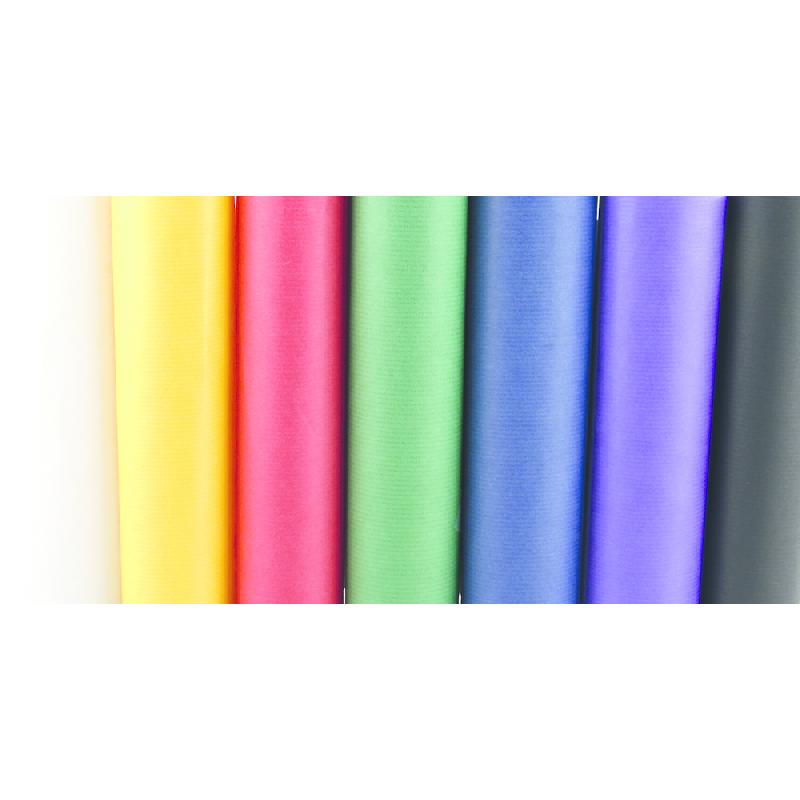 KRAFT COULEUR 65G, 3X0,70M EN CARTON PRÉS. DE 50 RLX VIVES - ASSORTIS - LOT DE 50